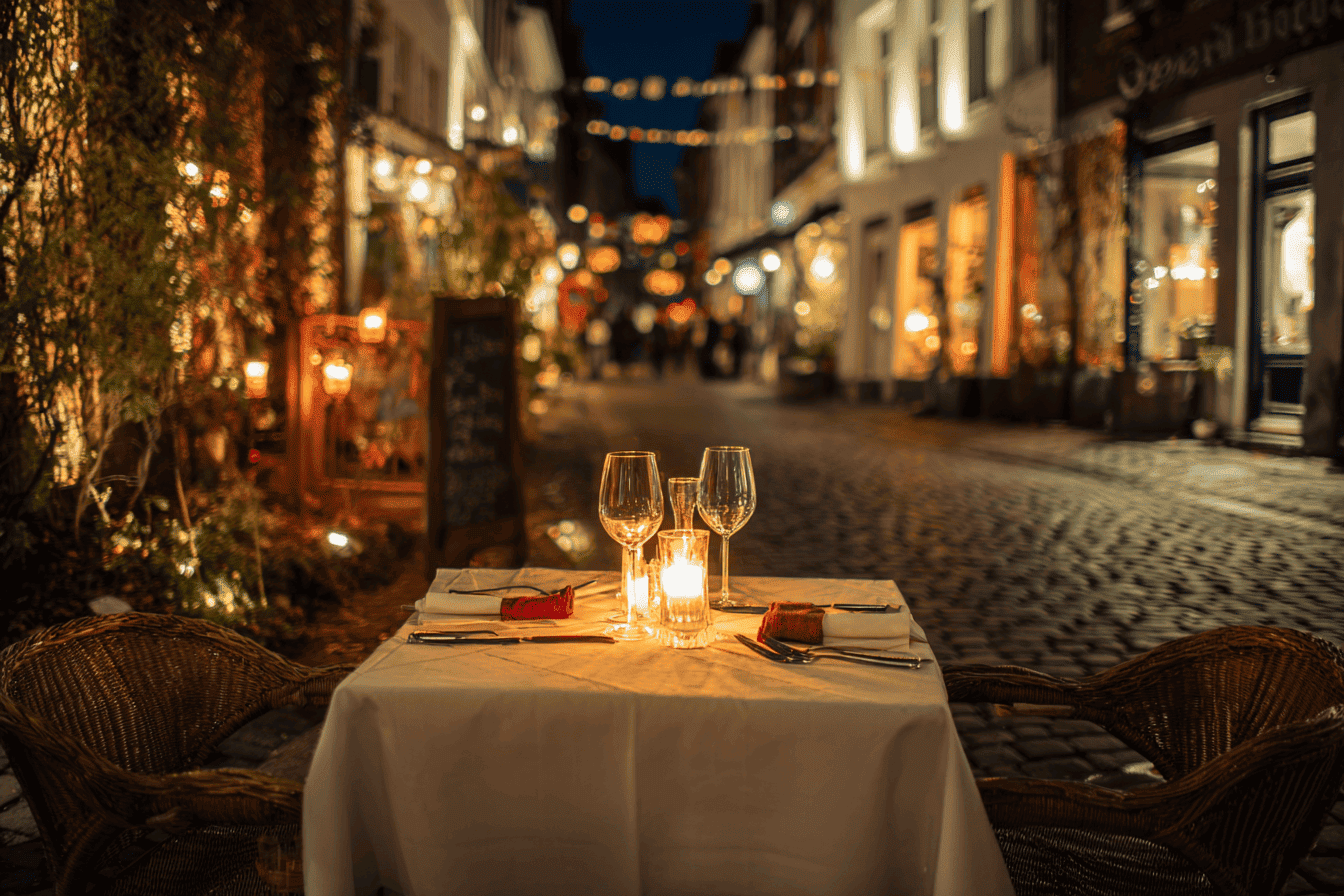 Romantisch diner voor twee bij een van de beste restaurants in Maastricht